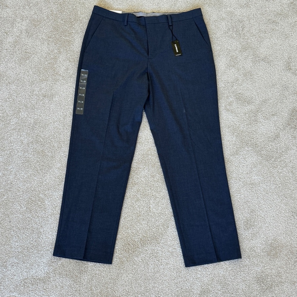 Navy Blue Express 34x30 Dress Pants - NWT